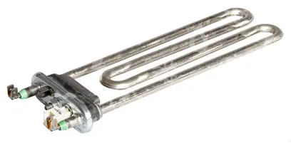 těleso topné 1950 W, L=230 mm, ZANUSSI/ELECTROLUX/AEG, s otvorem, 2x pojistka, NTC